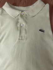 Lacoste Shirt Adult Large Light Green Size 9 3XL Short Sleeve Polo Crocodile