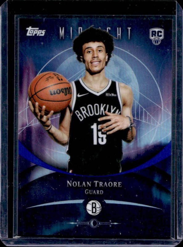 2025-26 Topps Midnight Nolan Traore RC Rookie #79 Nets