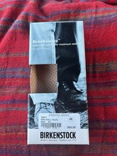 New w/o Box Birkenstock Unisex Birko Balance Leather Beige Insoles Regular/Wide
