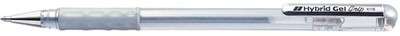 Pentel Gel Tintenroller Hybrid Gel Grip Metallic K118 silber