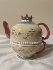 Disney Princess Cinderella Porcelain Teapot  Cup Set For One