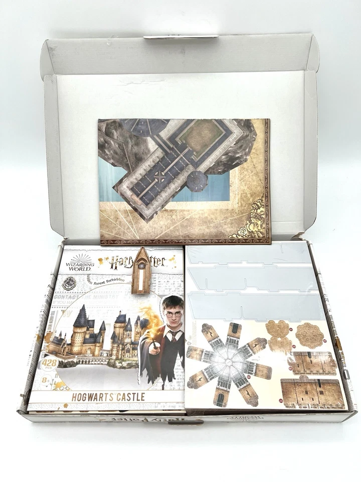 Harry Potter Hogwarts Castle 3D Puzzle 428 Pieces Open Box New Sealed - Image 3 of 4