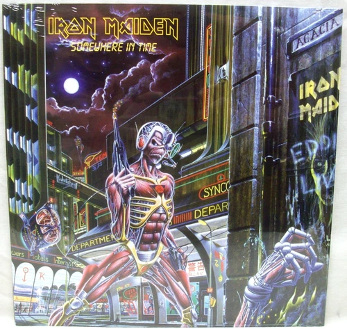 New & Sealed Iron Maiden "Somewhere In Time" LP Vinyl Record (BMG14016V)