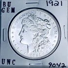 1921 BU GEM MORGAN SILVER DOLLAR UNC MS+++ U.S. MINT RARE COIN 9042