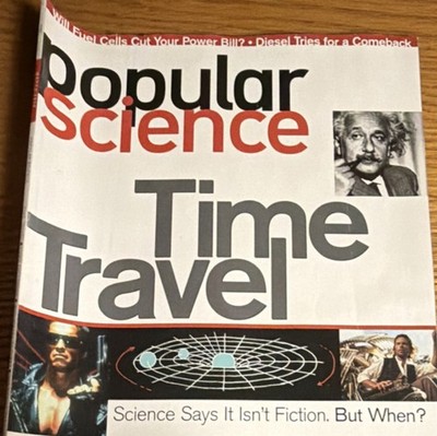 Popular Science March 2002 Time Travel Issue, Science & Technology Magazine
