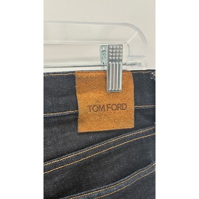 Tom Ford Jeans Straight Leg Stretch Denim Men Size 33 x 29 Dark