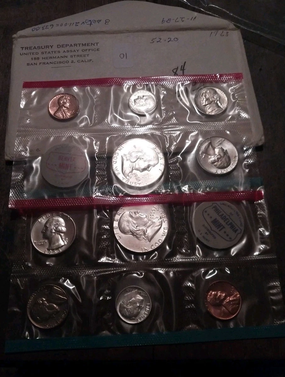 Uncirculated 1963 US Coin Mint Sets for sale | eBay