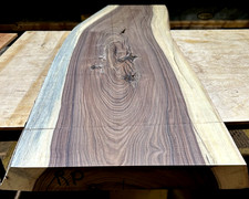ONE KILN DRIED BOLIVIAN ROSEWOOD WIDE NATURAL EDGE SLAB 42" x 13" x 1 13/16" RP