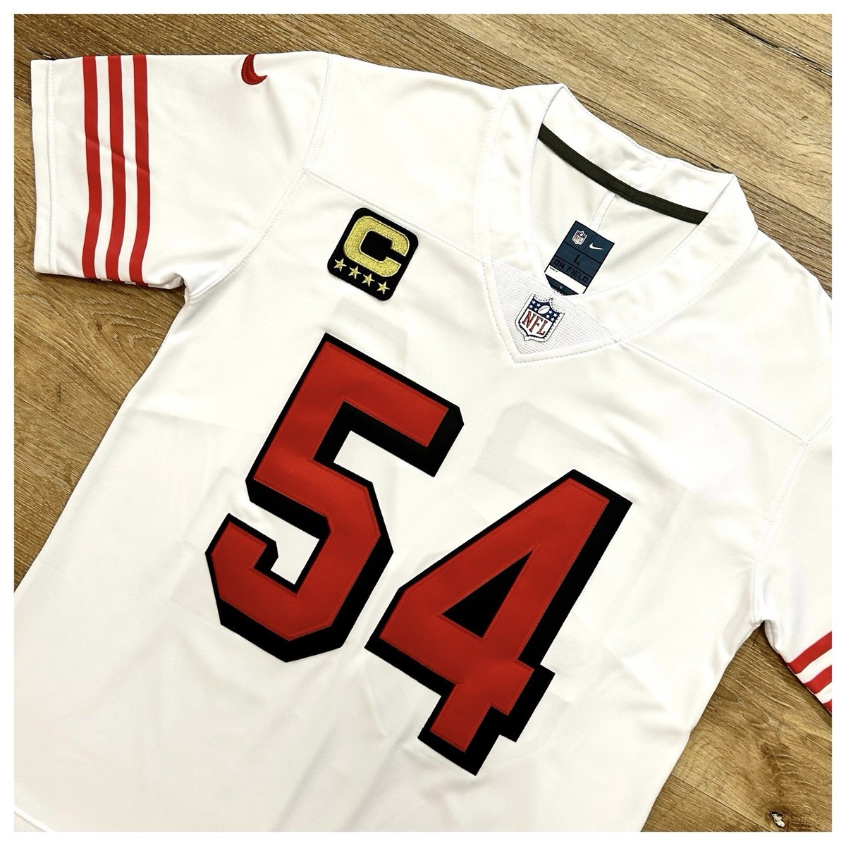 49ers jersey Fred Warner official style SEE photos and description