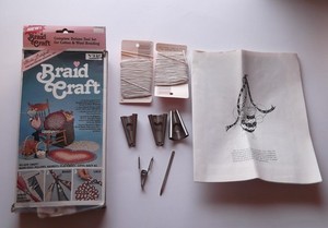 Vintage Braid Craft Rug Kit # 81000 1987 Deluxe Tool Set Complete