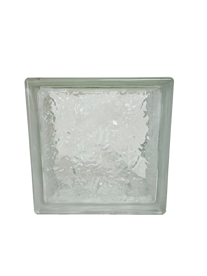 Glass Block - Seves 8x8x4 Cortina (7 3/4" x 7 3/4" x 3 7/8")