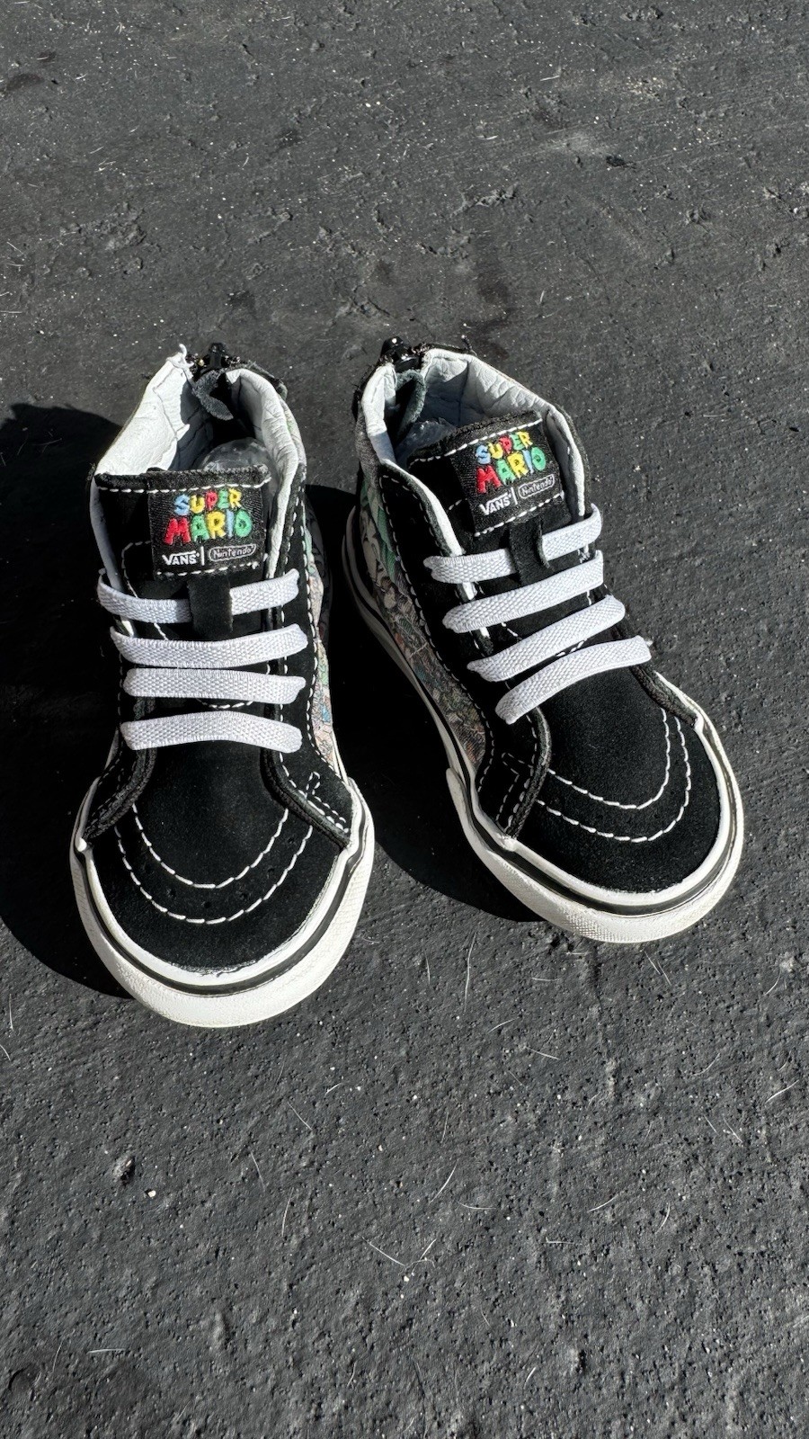 Vans X Nintendo SK8-Hi Game Over Super Mario Bros Shoe Size Toddler Size 5