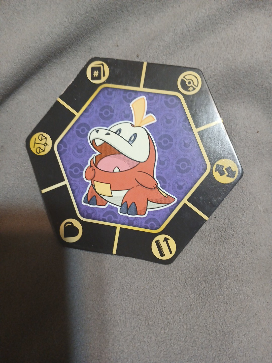 2023 McDonalds Happy Kids Meal Pokémon Toy Fuecoco Match Battle Flip Coin X3