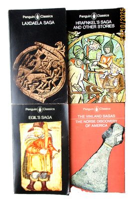 4 SAGA BUNDLE! LAXDAELA, EGILS, HRAFNKELS, VINLAND (PB PENGUIN CLASSICS)
