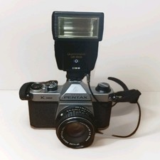 Pentax Asahi K1000 35mm Film Camera W/50mm Lens Film Tested  Working Great 