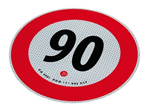 DISCO LIMITE VELOCITA' 90 KM    OMOLOG.