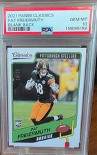 2021 Panini Classics - Rookies Pat Freiermuth #182 Blank Back /25 (RC)
