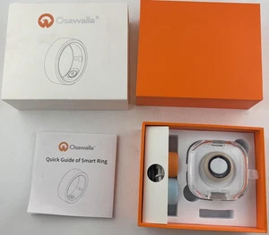 OSAWALLA SMART RING FITNESS AND HEALTH TRACKER MULTICOLOR WATERPROOF IP68 SIZE 7