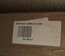 GE Dryer Complete Duct Trap Assembly WE14M119