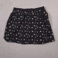 Kyodan Golf Skort Womens Medium Black Golf Cart Print Pull On Lined Pockets