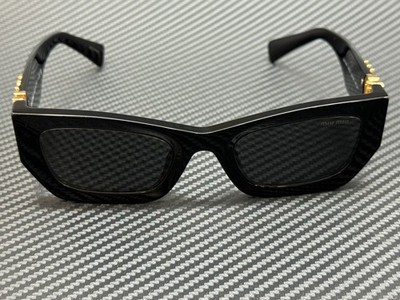 MIU MIU MU 09WS 1AB5S0 Black Grey Women's 53 mm Sunglasses