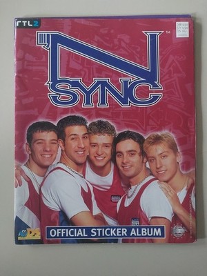 N'Sync N Sync Sticker Album DS  1997 Vintage Boyband Nsync