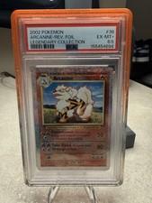 PSA 6.5 EX-MINT Arcanine Reverse Holo 36/110 Legendary Collection 2002 POP 1!!! on eBay