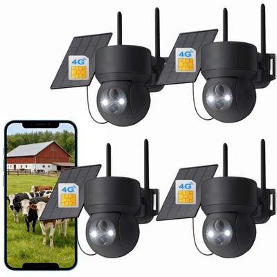 4G Kamera überwachungskamera aussen 3MP Camera mit Mobilfunk LTE SIM Karte PIR