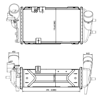 NRF 309063 Charge Air Cooler for KIA