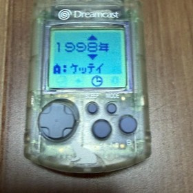 SEGA Dreamcast Seaman Clear Visual Memory Unit VMU DC Japan