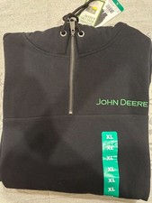 Mens John Deere 1/4 Zip Hoodie Size XL, NWT