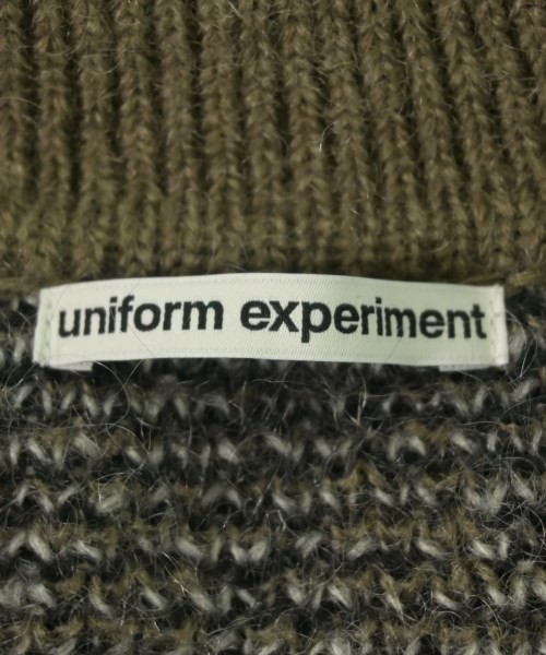 uniform experiment Cardigans KhakixBlackxLightGra… - image 3