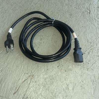 Computer Power Cords, Three Prong, 6 Feet Long. Used, Set Of Four.
