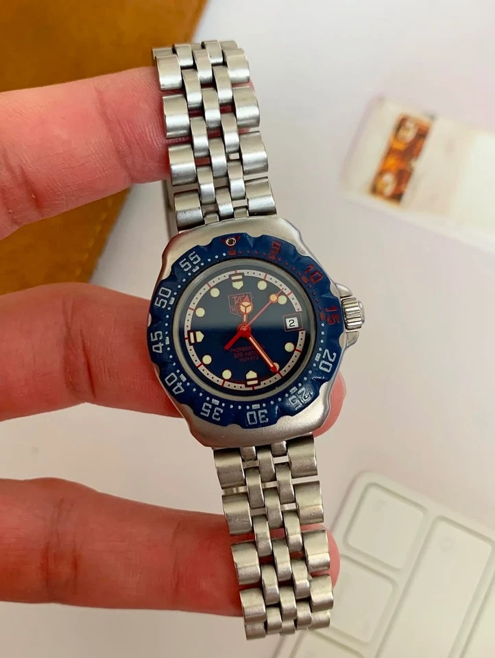 Reloj Tag Heuer Formula 1 Profesional 370.508 Dama Auténtico Vintage Foto 2 de 4