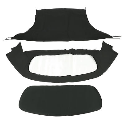Repalcement Black Soft Top W/Plastic Window Fits Toyota Celica 1991-1993 92