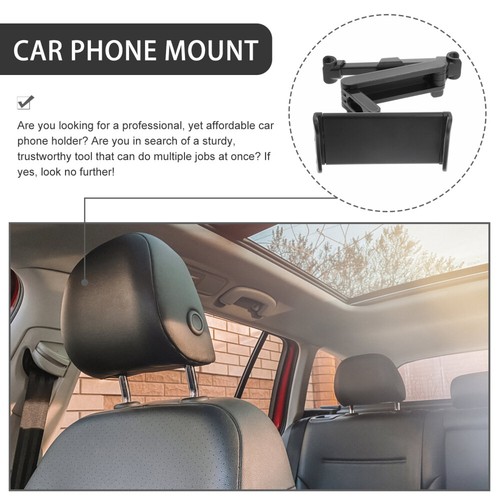 Phone Car Holder Car Phone Mount Adjustable Headrest Tablet Mount - 第 9/12 張圖片