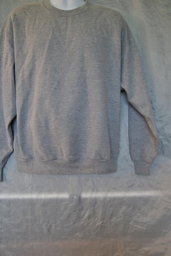Men's Sweatshirt by Jerseys size XL Gray in Color - Picture 8 of 12