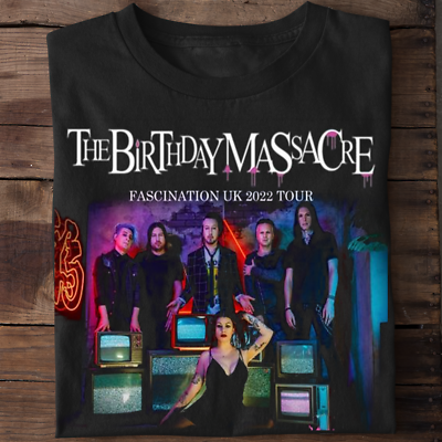 Rare The Birthday Massacre Band Tour 2022 All Size S to 5XL T