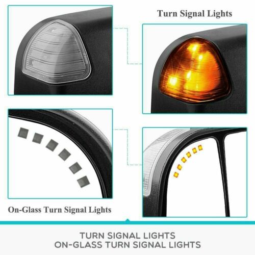 2X Espejos retrovisores eléctricos térmicos para 03-09 Dodge Ram 2500 / 3500 02-08 Ram 1500 - Imagen 4 de 8