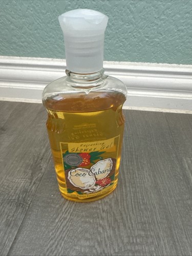 BATH & BODY WORKS 10oz SHOWER GEL, COCO CABANA! HTF! DISCONTINUED! 95% FULL