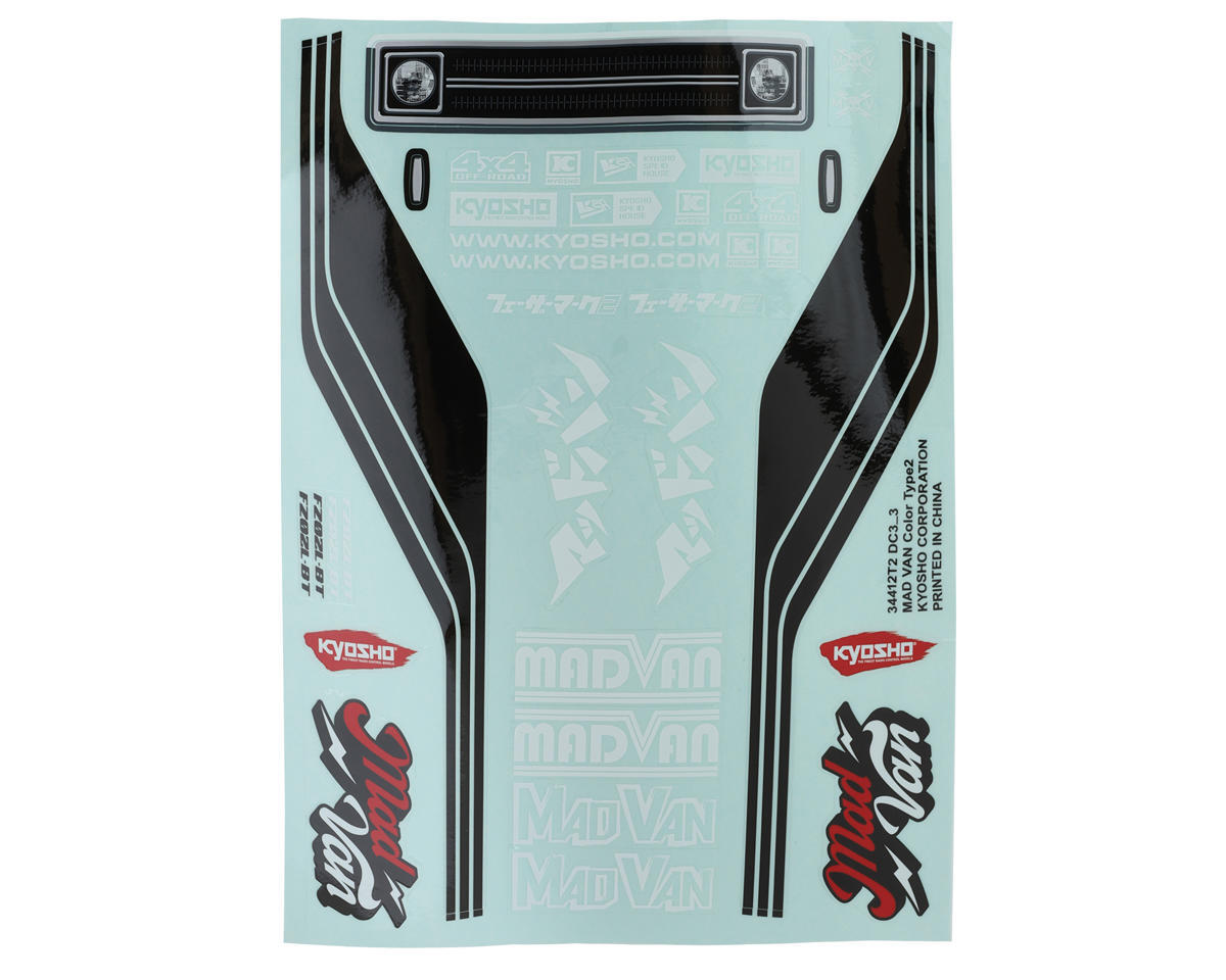 Kyosho Fazer Mk2 Mad Van Decoration Pre-Painted Body Set (Purple