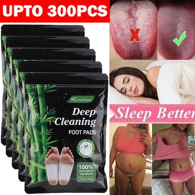 10-300x Detox Foot Patches Pads Body Toxins Feet Slimming Deep Cleansing Herbal