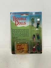 Vintage Guatemalan Miniature Worry Trouble Dolls w/ Box Lot of 6