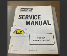 MERCURY O/B SHOP SERVICE TEC MANUAL V-300/V-3.4 LITRE