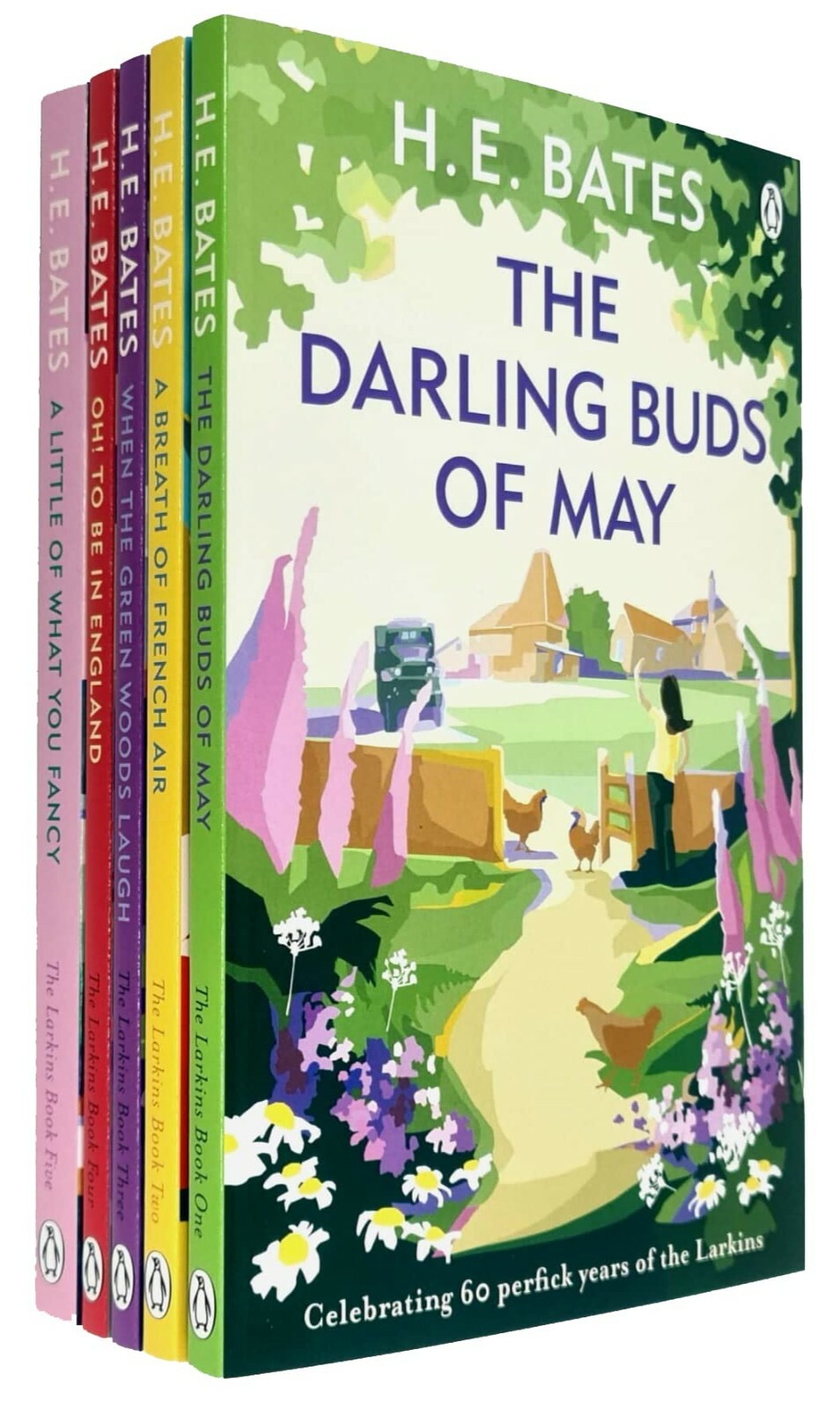 Penguin Green H E Bates Collection The Larkins Family Set Of 5 Books - Image 7