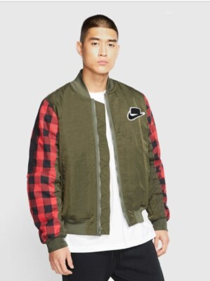 NWT Men's NSW Nike Synthetic Fill Bomber Jacket BV4532-325 XS $180