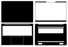 Sticker Skin Cover for HP 14Pro ZHAN G6 14" 2023 Laptop Carbon Vinyl Protection