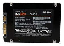 Samsung 870 EVO MZ-77E500 500 GB unità SSD a stato solido Sata 2,5" 90-99% salute