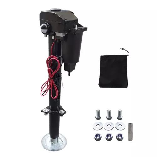 3500lbs Electric Trailer Jack Power Tongue Jack for Camper RV Travel Boat 12V DC