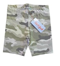 NEW Cat  Jack Girls Shorts - Sage Camouflage Pull-On Size XS 4/5 NWT